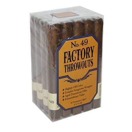 Factory Throwouts #49 Natural Robusto Bundle/20 (5.5"x49)