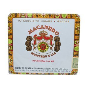 Macanudo Ascot Gold Label- Tin/10 (4.1"x32)