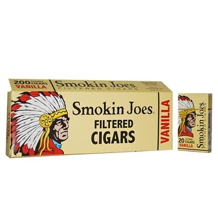 Smokin Joes Filtered Cigar Vanilla 100 Box