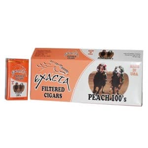 Exacta Filtered Cigar Peach 100 Soft Pack