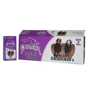Exacta Filtered Cigar Grape 100 Soft Pack
