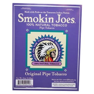 SMOKIN JOES 100% NATURAL REGULAR PIPE TOBACCO 1LB
