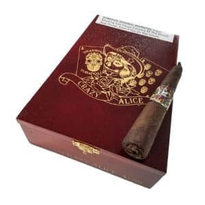 Deadwood Tobacco Co. has teamed up with Drew Estate to release a new line of cigars to the masses. Sweet Jane, Crazy Alice, & Fat Bottom Betty are hand rolled exclusively for the Deadwood Tobacco Company by the world famous Drew Estate Cigar Company in Estelli, Nicaragua. It’s a smooth mellow blend enjoyed by both rough cut biker types, and lady cigar smokers. The wrapper is dark and supple, with an aroma similar to a pipe tobacco and a flavor that hints at mocha with a touch of earthiness. These are not flavored or infused cigars. This blend features an exotic Maduro wrapper that delivers bountiful flavor for smoking pleasure and is easy on the palate.