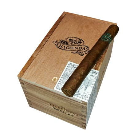 La Hacienda by Warped Cigars is a medium-body Nicaraguan boutique cigar. Handcrafted at Tabacos Valle de Jalapa S.A (TABSA) Cigar Factory. La Hacienda features a rich Nicaraguan long-filler blended with a Nicaraguan Corojo '99 and Nicaraguan Criollo '98 binder. Lastly encased in a beautiful Nicaraguan Corojo '99 leaf wrapper delivering complex notes of chocolate, nuts, wood, and sweet fruit with a citrus hint. The La Hacienda cigars have been highly recommended by the Warped team as a great boutique blend to enjoy!