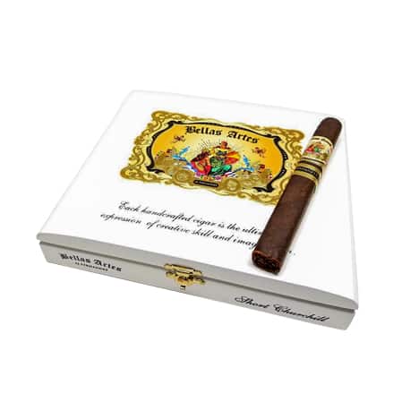 Bellas Artes Maduro by AJ Fernandez Cigars is rated No.1 Cigar of the Year 2019 by Cigar Journal. They are masterfully handcrafted in Nicaragua at A.J Fernandez cigar factory with premium Nicaraguan long-filler tobacco grown on the Fernandez’s farm bound in a zesty Mexican San Andrés binder, finished off in a perfectly aged, dark Brazilian Mata Fina wrapper. Bellas Artes Maduro starts very rich with Full body delicious notes of chocolate & sweet spice that transition to smooth pepper, espresso, leather & wood flavors.