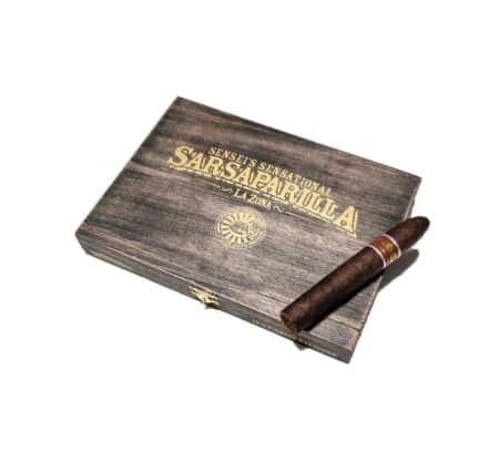 First debuted in 2014 between Espinosa Cigars and Cigar Dojo the Sarsaparilla Belicoso by Espinosa Cigars is back again and in it's original 5.5x52 Belicoso. Featuring a Mexican San Andres wrapper, Nicaraguan binder and Nicaraguan long fillers, the Espinosa Sarsaparilla is unique, bold and full of flavor . A balanced profile of caramel, vanilla, leather & black cherry are present with undertones of sweet spice.