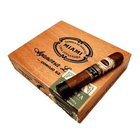 The Aganorsa Leaf Corojo is a medium-full bodied hand crafted cigar with a well aged blend of Aganorsa Nicaraguan fillers and Aganorsa Nicaraguan binder, then topped with a beautiful Nicaraguan Corojo wrapper. The cigar is bold, yet refined with notes of coffee, cedar, earth & leather with undertones of sweet pepper.
