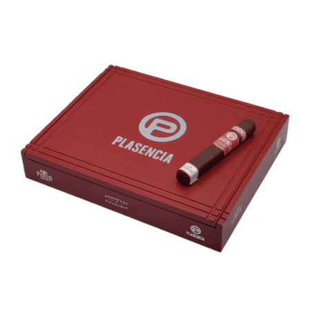 Plasencia Alma Del Fuego Cigars are 93-Rated blend No.13 Cigar of 2019 by Cigar Aficionado! A top shelf Nicaraguan Puro cigar highlighting strong aged tobaccos grown in the volcanic soil that stem from the Ometepe Island. The blend features 7-year aged Nicaraguan tobaccos from Ometepe in the long-fillers & binder that expand the flavor profile & complexity in these cigars that are wrapped in a sweet & spicy Nicaraguan Sun-Grown leaf from the Jalapa Valley. The Plasencia Alma del Fuego is a premium smoking experience offering full body notes of sweet spices & mocha, complemented by savory flavors of tangerine, roasted cashews, pepper, chocolate & wood.