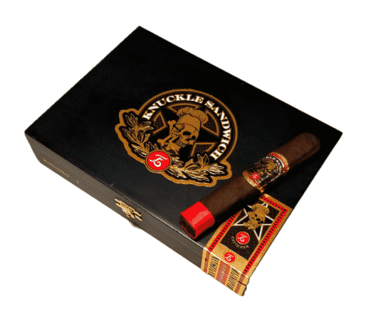 Espinosa Knuckle Sandwich is a collaboration with American restaurateur Guy Fieri & Erik Espinosa of Espinosa Cigars. The Espinosa Knuckle Sandwich come in two blends one with a Maduro wrapper and one with a Habano wrapper.