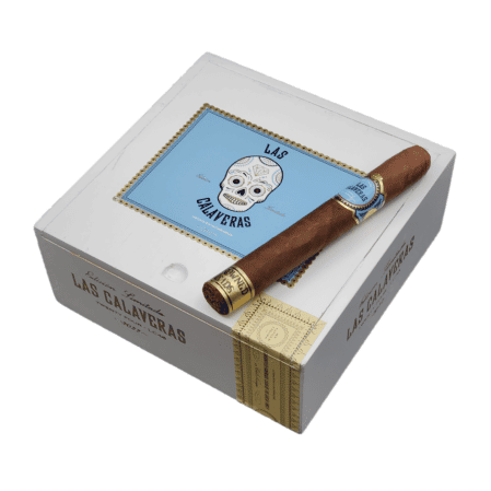 Crowned Heads Las Calaveras EL 2022 Cigars is the first time that the blend will feature a Nicaraguan Corojo '99 wrapper and the first time it is a Nicaraguan Puro. Hand crafted at the My Father Cigar S.A. factory in Esteli, Nicaragua with an all Nicaraguan long filler and binder blend, finished with a thick Nicaraguan Corojo '99 wrapper. The Crowned Heads Las Calaveras Edicion Limitada 2022 cigar provides delicious complex medium-full body tasting notes of rich leather, pepper, cedar wood, bread, cream, with hints of cocoa, nuts & earthy spices on an oily finish.