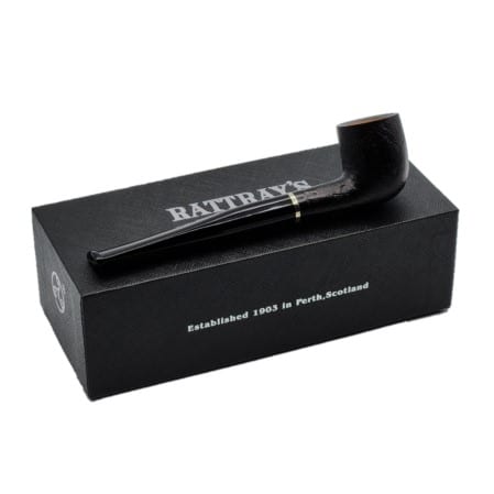 Rattray Pipes are crafted by the world’s oldest pipe companies. The  ‘Mary’ series features three very elegant pipes for the short smoke in-between. The extra slim stem is exactly large enough to hold a 9 mm filter. Low-maintenance acrylic and is fitted for a 9mm filter to make up the mouthpiece. Presented in an original Rattray’s pouch and box.