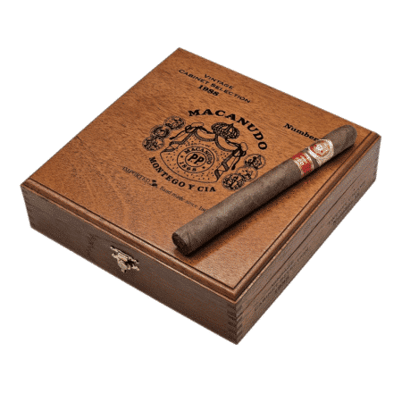 Macanudo 1988 Vintage Cabinet Selection is made with a Connecticut Shade wrapper from a crop that many consider the best in decades. The fine, supple wrappers went through two winter “sweats” in curing sheds in Connecticut before artisans hand-selected leaves worthy of inclusion in this small batch series. The result is a cigar that is peerless in appearance, flavor, and construction. The Vintage 1988 cigars use a Connecticut Shade wrapper around a Mexican Binder and fillers from Dominican Republic and Jamaica. Get yours before they are gone forever.